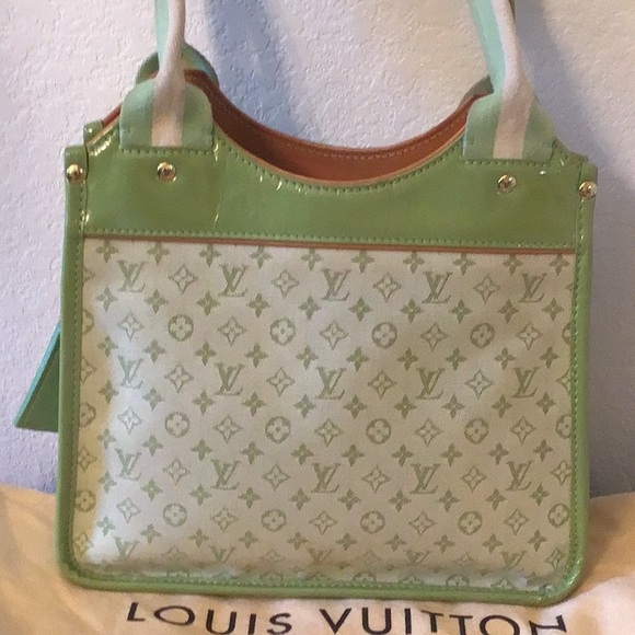 Louis Vuitton Green Kathleen Mini Lin Sac - Picture 2 of 16